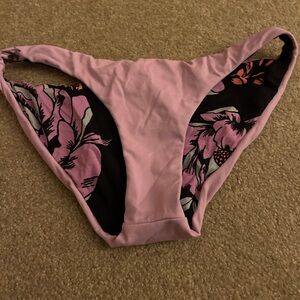 Maaji Pink and Black Floral Bikini